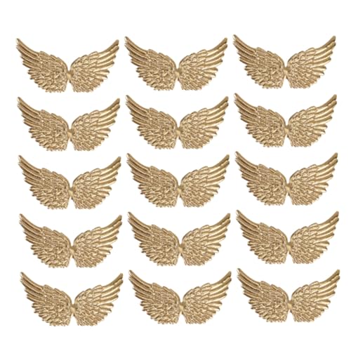 Cabilock 20 Stück Goldene Engelsflügel Patches zum Nähen Dekorative DIY Stoffapplikationen Leichte Stoffflügel zum Basteln Vielseitige Mode Kostümdekoration für Jacken und Rucksäcke Cabilock 20 Stück Goldene Engelsflügel Patches zum Nähen Dekorative DIY Stoffapplikationen Leichte Stoffflügel zum Basteln Vielseitige Mode Kostümdekoration für Jacken und Rucksäcke von Cabilock