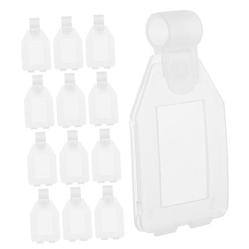 Cabilock 20 Stück Preisschild Halter Halter für Etiketten aus Halbtransparent für Supermärkte und Geschäfte Praktische Preisschildanzeige für von Cabilock