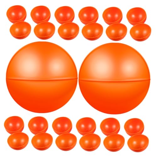 Cabilock 20 Stück Raffle Bingo Kugeln Orange Kunststoff Lose Spielbälle für Partyspiele Gruppenaktivitäten Spielabend Cabilock 20 Stück Raffle Bingo Kugeln Orange Kunststoff Lose Spielbälle für Partyspiele Gruppenaktivitäten Spielabend von Cabilock