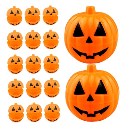 Cabilock 20 Stück Teiliges Mini Halloween Kürbis Süßigkeitenbox Wiederverwendbare Kunststoffbehälter mit Offenem Deckel Kindgerechte Snackhalter für Partygeschenke und Trick Treat Halloween Cabilock 20 Stück Teiliges Mini Halloween Kürbis Süßigkeitenbox Wiederverwendbare Kunststoffbehälter mit Offenem Deckel Kindgerechte Snackhalter für Partygeschenke und Trick Treat Halloween von Cabilock