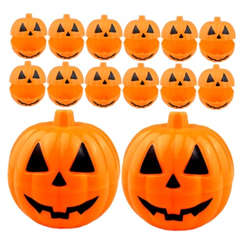 Cabilock 20 Stück Teiliges Mini Kürbis Süßigkeitsbox aus Stabilem Kunststoff Offene Snackhalter für Halloween Party Tragbare Kleine Geschenkbehälter für Trick Treat Vielseitiges Cabilock 20 Stück Teiliges Mini Kürbis Süßigkeitsbox aus Stabilem Kunststoff Offene Snackhalter für Halloween Party Tragbare Kleine Geschenkbehälter für Trick Treat Vielseitiges von Cabilock