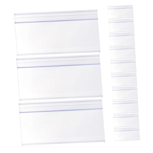 Cabilock 20 Stück Teiliges Transparenter Etikettenhalter für Preisschilder für Supermärkte Apotheken und Einzelhandel Lange Kartensteckplätze für Klare Produktinformationen Cabilock 20 Stück Teiliges Transparenter Etikettenhalter für Preisschilder für Supermärkte Apotheken und Einzelhandel Lange Kartensteckplätze für Klare Produktinformationen von Cabilock