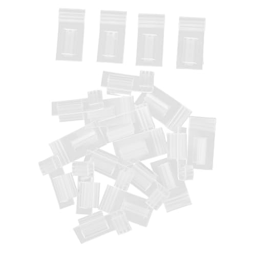 Cabilock 20 Stück Wiederverwendbare Etikettenhalter aus Kunststoff für Clip Preisschild Halter für Supermärkte Einzelhandel und Vorratslager Transparent Robust und Vielseitig Einsetzbar von Cabilock