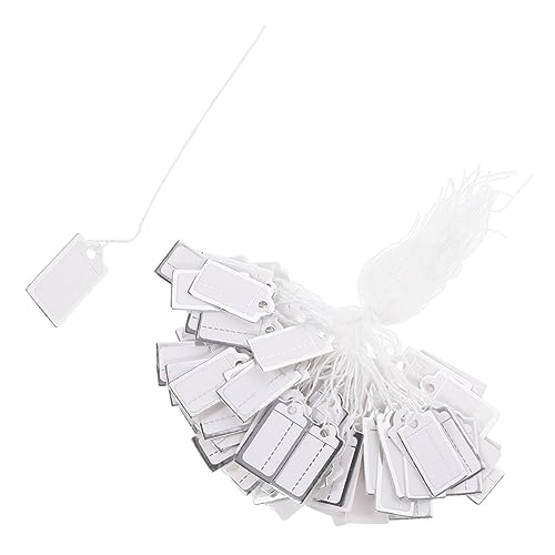 Cabilock 200 Stück Preisschilder mit Schnur Papier Etiketten für Schmuck und Kleidung Beschreibbare Anhänger Langlebige Preisetiketten für Einfaches Markieren und Präsentieren Cabilock 200 Stück Preisschilder mit Schnur Papier Etiketten für Schmuck und Kleidung Beschreibbare Anhänger Langlebige Preisetiketten für Einfaches Markieren und Präsentieren von Cabilock