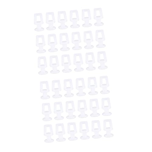 Cabilock 200 Stück Rollenschiene Kunststoffrolle Kunststoff-Vorhangschiene Gardinenstange Schiebegleiter Duschvorhangrad Fensterhaken Deckenhaken Kunststoffhaken Zum Aufhängen Von von Cabilock