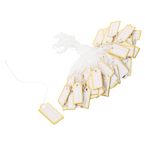 Cabilock 200 Stück Teiliges Preisschild für Schmuck und Kleidung mit Knotenlosem Aufhängeschnur Rechteckige Papieretiketten Langlebig Leicht zu Beschriften und Einfach Anzubringen Cabilock 200 Stück Teiliges Preisschild für Schmuck und Kleidung mit Knotenlosem Aufhängeschnur Rechteckige Papieretiketten Langlebig Leicht zu Beschriften und Einfach Anzubringen von Cabilock