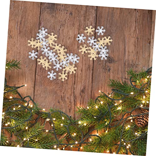 Cabilock 200 Stück Teiliges Weihnachtsstoff Konfetti Schneeflocken Silber und Gold Kreative Tisch und Raumdeko für Festliche Winterparty Einfach Anzubringen Glatten Flächen Wie und Wänden Cabilock 200 Stück Teiliges Weihnachtsstoff Konfetti Schneeflocken Silber und Gold Kreative Tisch und Raumdeko für Festliche Winterparty Einfach Anzubringen Glatten Flächen Wie und Wänden von Cabilock
