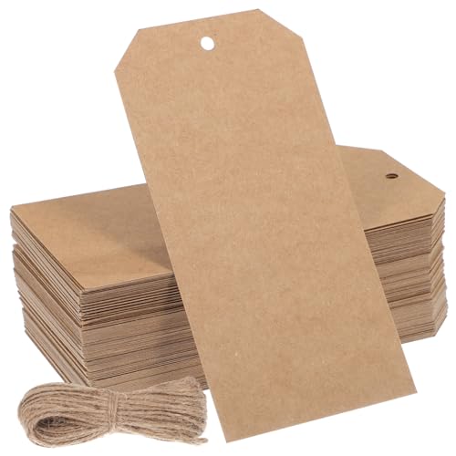 Cabilock 200Stücke Kabeletiketten Aus Leere Papieranhänger Mit Schnur Vielseitige Drahtetiketten Für DIY Projekte Stabile Preisschilder Cabilock 200Stücke Kabeletiketten Aus Leere Papieranhänger Mit Schnur Vielseitige Drahtetiketten Für DIY Projekte Stabile Preisschilder von Cabilock