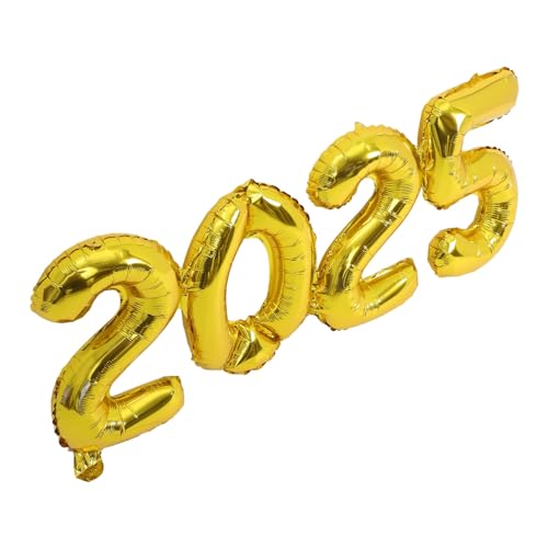 Cabilock 2025 Luftballons 2025 Goldfolien-Zahlenballons Klasse Von 2024 Luftballons Für 2025 Silvester Festival Partyzubehör Abschlussdekoration Cabilock 2025 Luftballons 2025 Goldfolien-Zahlenballons Klasse Von 2024 Luftballons Für 2025 Silvester Festival Partyzubehör Abschlussdekoration von Cabilock