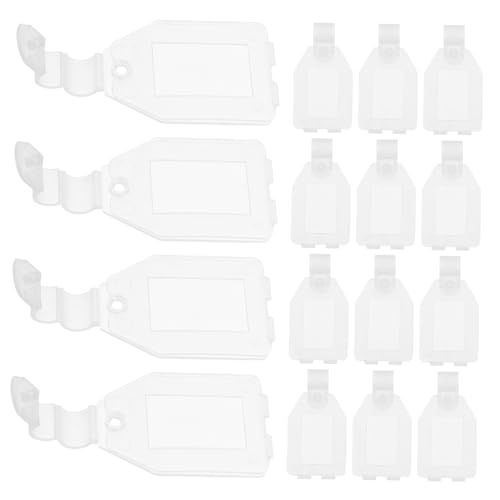 Cabilock 20Stücke Preisschild Halter für Einzelhandel Transparente Etikettenhalter für Supermärkte Geschäfte Praktische Lösung zur Klaren Preispräsentation von Cabilock