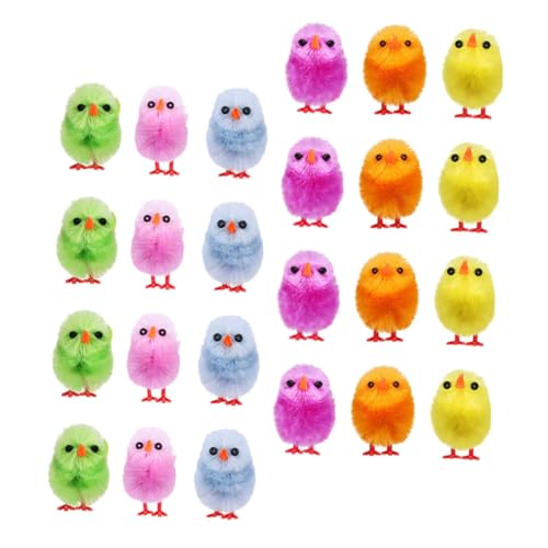 Cabilock 24 Stück Mini Küken Flauschige Plüschfiguren für Ostern Dekorationen für Kuchen und Bastelprojekte für und Partys Cabilock 24 Stück Mini Küken Flauschige Plüschfiguren für Ostern Dekorationen für Kuchen und Bastelprojekte für und Partys von Cabilock