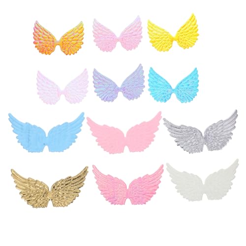 Cabilock 24Stücke Mini Flügel Ornamente für DIY Rucksack Zubehör Party Patch zum Vielseitige Basteldekoration Mischfarben für Feiern und Events Cabilock 24Stücke Mini Flügel Ornamente für DIY Rucksack Zubehör Party Patch zum Vielseitige Basteldekoration Mischfarben für Feiern und Events von Cabilock