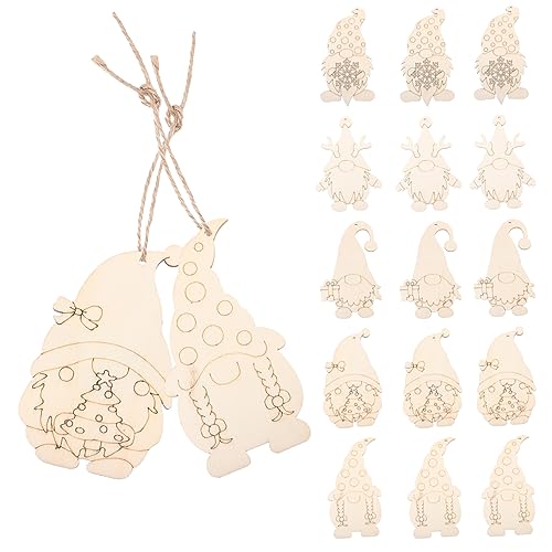 Cabilock 25 Stück Holz Ausschnitte Unbehandelt für Diy Projekte Holzdekor für Weihnachten Bastelarbeiten und Partydekorationen Designs À Juteschnüre Cabilock 25 Stück Holz Ausschnitte Unbehandelt für Diy Projekte Holzdekor für Weihnachten Bastelarbeiten und Partydekorationen Designs À Juteschnüre von Cabilock