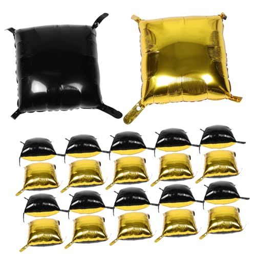 Cabilock 25 Stück Quadratische Folienballonwand Doppelseitiger Quadratischer Ballonwand Hintergrund – DIY Tunnelbogen Girlande Für Hochzeit Geburtstag Babyparty Jahrestag von Cabilock