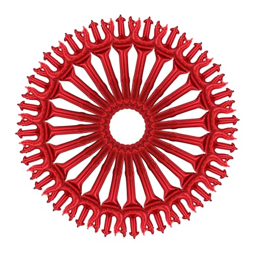 Cabilock 25 Stück Teiliges Halloween Dekoration Folienballons mit Teufelshörnern für Kostüm Props für Cosplay und Partys und Vielseitig Einsetzbar von Cabilock
