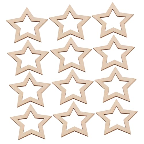 Cabilock 25 Stück Teiliges Hohl Holzsterne zum Bemalen und Basteln Natürliche Holzornamente für DIY Weihnachtsdeko Kreative Stern Holzfiguren für Wandgestaltung und Festtagsdekoration Cabilock 25 Stück Teiliges Hohl Holzsterne zum Bemalen und Basteln Natürliche Holzornamente für DIY Weihnachtsdeko Kreative Stern Holzfiguren für Wandgestaltung und Festtagsdekoration von Cabilock