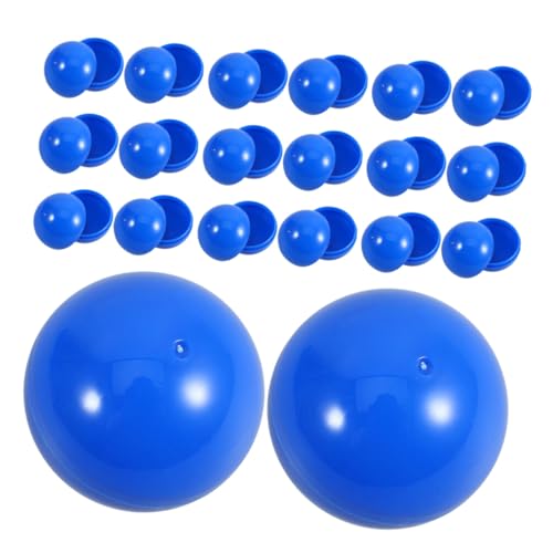 Cabilock 25 Stück Teiliges Offene Kunststoff lotteriekugeln Transparent Wiederverwendbar für Partyspiele Eventdekoration und mit Befüllfunktion aus Langlebigem PVC Material von Cabilock