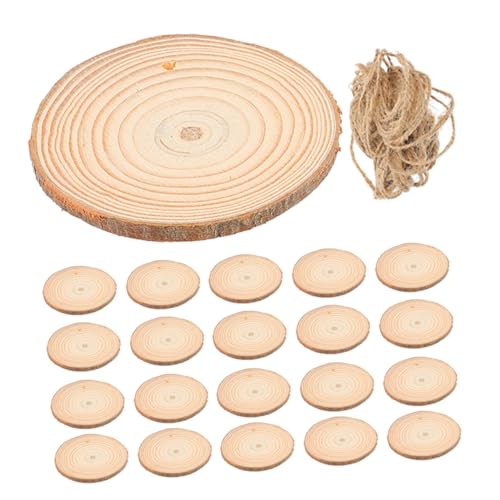 Cabilock 25 Stück mit Rinde und Schnur Bastelmaterial für Rustikale Weihnachtsdekoration Tischkarten Diy Projekte Cabilock 25 Stück mit Rinde und Schnur Bastelmaterial für Rustikale Weihnachtsdekoration Tischkarten Diy Projekte von Cabilock