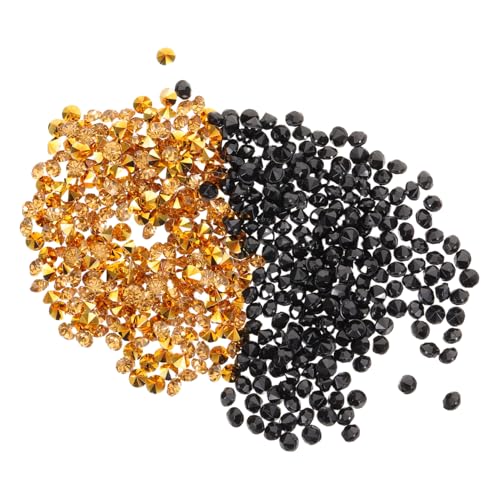 Cabilock 2Er-Pack Deko Diamanten Gold Schwarz Spitzrückige Bastelsteine Flache Rückseite Funkelnde Strasssteine für Tischdekoration Vasen Hochzeiten Partys Diy Kunsthandwerk Cabilock 2Er-Pack Deko Diamanten Gold Schwarz Spitzrückige Bastelsteine Flache Rückseite Funkelnde Strasssteine für Tischdekoration Vasen Hochzeiten Partys Diy Kunsthandwerk von Cabilock