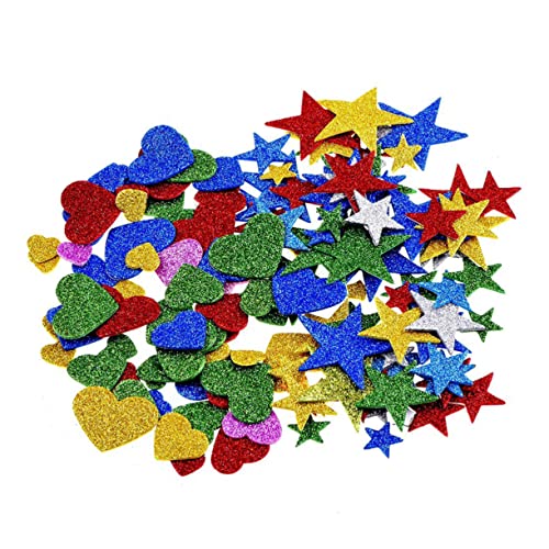 Cabilock Langlebiges Glitzer-herz-aufkleber-wandtattoo-set Glitzer-stern-aufkleber Für Bastelprojekte Von Jungen Und Mädchen Cabilock Langlebiges Glitzer-herz-aufkleber-wandtattoo-set Glitzer-stern-aufkleber Für Bastelprojekte Von Jungen Und Mädchen von Cabilock