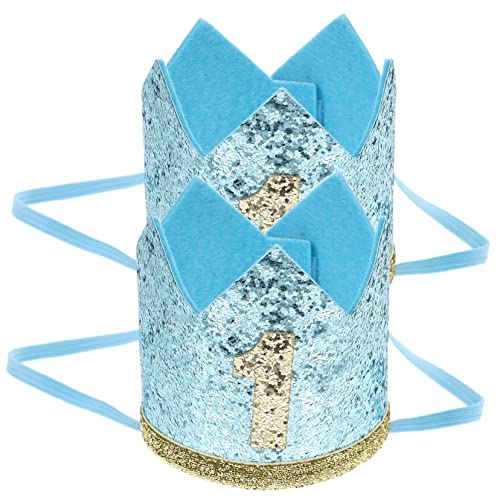 Cabilock 2St Geburtstagshut Geburtstagsparty-Hut-Requisite Prinzessin Krone kinder geburtstagskrone geburtstagshüte Tiara Hut zum 1. Geburtstag Geburtstagsfeier Hut bilden von Cabilock