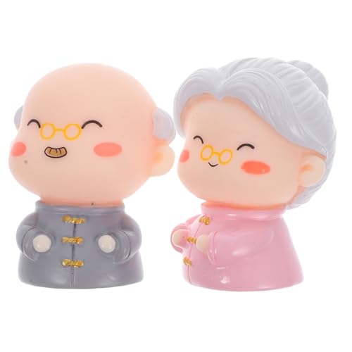 Cabilock 2 Stück Miniaturfiguren aus Harz für Ältere Paare Hochzeitstortendekoration Langlebig Einzigartiges Design für Geburtstagsfeiern und Hochzeiten Cabilock 2 Stück Miniaturfiguren aus Harz für Ältere Paare Hochzeitstortendekoration Langlebig Einzigartiges Design für Geburtstagsfeiern und Hochzeiten von Cabilock