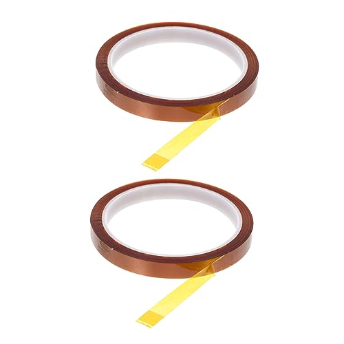 Cabilock 2Stücke Hochtemperatur Klebeband Professionelles Wärmeübertragungsband Hitzeschutzband für Elektronik Kabelisolierung für Reparaturen Isolierarbeiten von Cabilock
