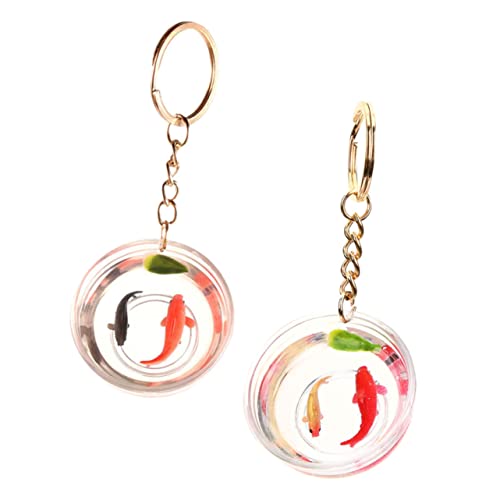 Cabilock 2pcs Goldfischschlüsselkette Lustige Schlüsselkettenschlüssel Ringrucksack -beutel Dekoration Cabilock 2pcs Goldfischschlüsselkette Lustige Schlüsselkettenschlüssel Ringrucksack -beutel Dekoration von Cabilock