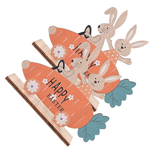 Cabilock 2pcs Ostern Bunny Auto Decor Holz Ostern Zeichen Dekorationen Ostern Tisch Ornament Room Decor Mittelpunkt Cabilock 2pcs Ostern Bunny Auto Decor Holz Ostern Zeichen Dekorationen Ostern Tisch Ornament Room Decor Mittelpunkt von Cabilock