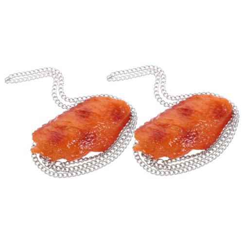 Cabilock 2 Stücke Huhn Form Ornament Huhn Figurine Simulation Lebensmittel Halskette Cabilock 2 Stücke Huhn Form Ornament Huhn Figurine Simulation Lebensmittel Halskette von Cabilock