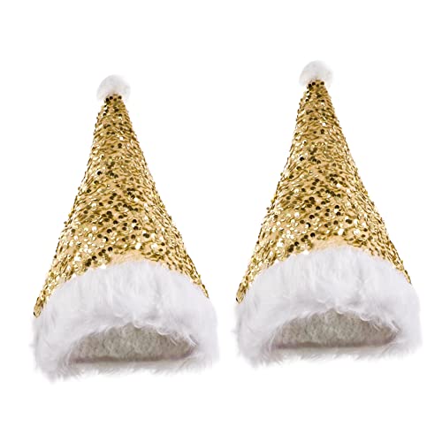 Cabilock 2st Pailletten-weihnachtsmütze Weihnachtspaillettenhüte Weihnachtsstrümpfe Zarte Weihnachtsmütze Christbaumschmuck Weihnachtsmütze Mit Bommel Weihnachtseimerhut Plüschstoff Yellow Cabilock 2st Pailletten-weihnachtsmütze Weihnachtspaillettenhüte Weihnachtsstrümpfe Zarte Weihnachtsmütze Christbaumschmuck Weihnachtsmütze Mit Bommel Weihnachtseimerhut Plüschstoff Yellow von Cabilock