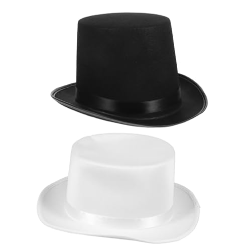 Cabilock 2st Tarnkappe Bucket Hats Für Damen Schwimmhaube Babymützen Trucker-hut Kaschmir Kindermütze Mini-zylinder Frauen Hut Lustiger Hut Partyhüte Paillettenhut Polyesterfilz von Cabilock