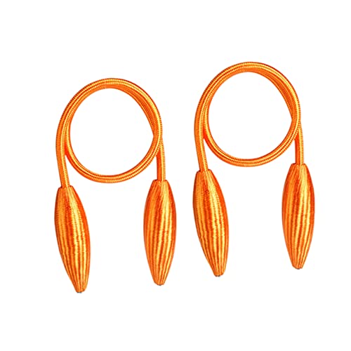 Cabilock 2stücke Tragbare Magnetische Vorhangschlaufen Einfache Bohrfreie Vorhangbänder Orange Stilvolle Vorhang-Dekoration Für Schlafzimmer Wohnzimmer Und Küche Cabilock 2stücke Tragbare Magnetische Vorhangschlaufen Einfache Bohrfreie Vorhangbänder Orange Stilvolle Vorhang-Dekoration Für Schlafzimmer Wohnzimmer Und Küche von Cabilock