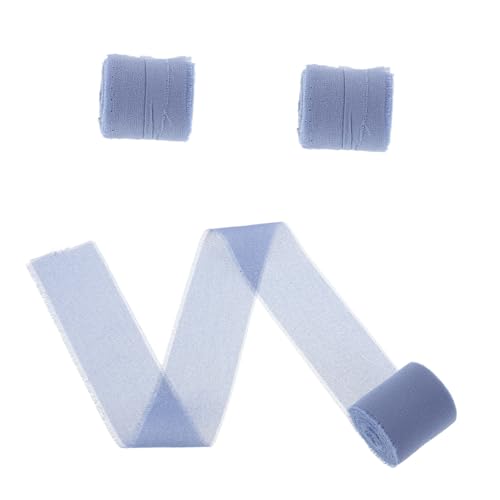 Cabilock 3 Rollen Chiffonband Mit Fransen Für Hochzeitseinladungen, Blumensträuße, Geschenkverpackungen, Ausgefranster Rand, Einfarbiges Band Zum Basteln, 5 M Cabilock 3 Rollen Chiffonband Mit Fransen Für Hochzeitseinladungen, Blumensträuße, Geschenkverpackungen, Ausgefranster Rand, Einfarbiges Band Zum Basteln, 5 M von Cabilock