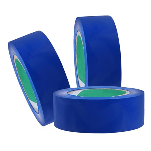 Cabilock 3 Rollen Dichtungsband klebeband verpackungsband Verschlussband Versandband Paketband rotes Abdeckband Hochleistungs-Packband Packband in großen Mengen bopp Blue von Cabilock