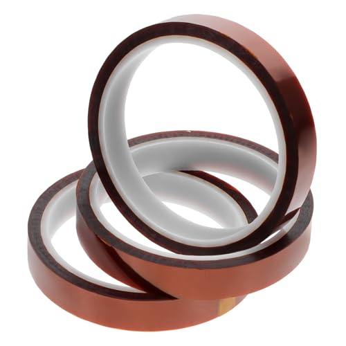 Cabilock 3 Rollen Hitzebeständiges Klebeband Wärmeband Handwerk Abklebeband Schweißbänder Hitzebeständige Isolierbänder Heizband Für Sublimation Thermoband P Coffee von Cabilock