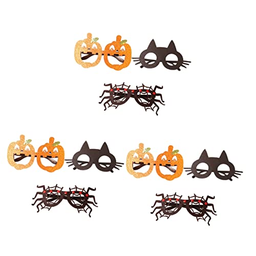 Cabilock 3 Sätze Halloween Dekorative Brillen Für Kostümparty Einzigartige Spinnen Kürbis Und Katzen Designs Für Festlichkeiten Und Foto Requisiten Leicht Und Bequem 3 Stück * 3 Cabilock 3 Sätze Halloween Dekorative Brillen Für Kostümparty Einzigartige Spinnen Kürbis Und Katzen Designs Für Festlichkeiten Und Foto Requisiten Leicht Und Bequem 3 Stück * 3 von Cabilock
