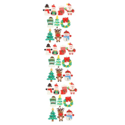 Cabilock 3 Sätze Kuchen Backen Dekoration Weihnachtsmittelstücke Ornamente Für Weihnachtsbaum Weihnachtsdekorationen Weihnachtsessen Tischdekoration Weihnachtsbaum Ornament 10 Stück * 3 von Cabilock