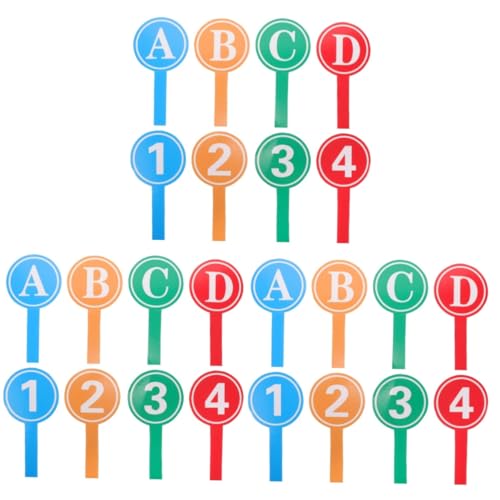 Cabilock 3 Sätze Spiel Paddel Trocken Abwischbare Antwortpaddel Trockenlöschpaddel Whiteboard Trocken Abwischbar Abstimmung Für Handpaddel Antwortpaddel-lehrstütze Spielpaddel Schaum von Cabilock