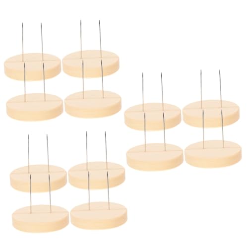 Cabilock 3 Sätze Ständer Aus Wollfilz Inhaber Steht Plüsch Stützständer Für Puppen Puppendisplay-unterstützung Puppenständer Puppenaufbewahrungshalter Holz Beige 4 Stück * 3 von Cabilock