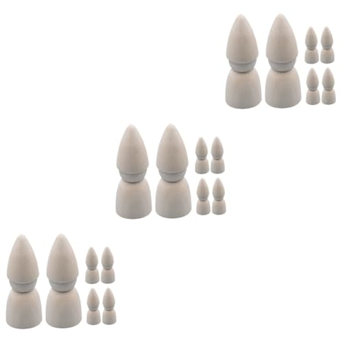 Cabilock 3 Sätze Weihnachtswichtel Aus Holz Dekorative Holzfiguren Unfertige Peg People Puppenzubehör Bastelspielzeug Puppenornament DIY Unbemaltes Holzhandwerk Beige 6 Stück * 3 Cabilock 3 Sätze Weihnachtswichtel Aus Holz Dekorative Holzfiguren Unfertige Peg People Puppenzubehör Bastelspielzeug Puppenornament DIY Unbemaltes Holzhandwerk Beige 6 Stück * 3 von Cabilock