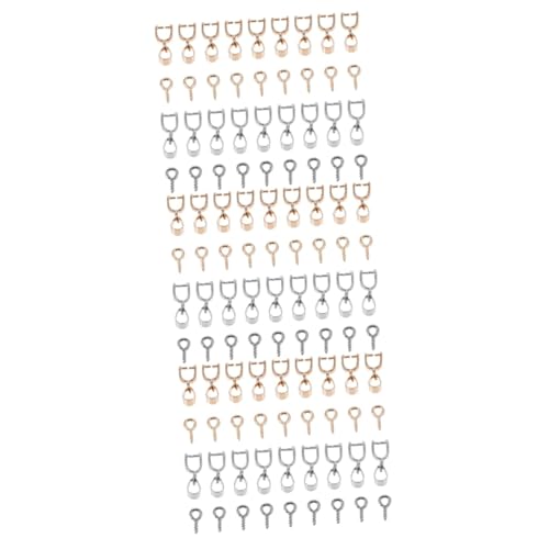 Cabilock 3 Sätze kleine Ösenschraube drinnen Klauenverschlüsse Verschlusshaken mit Gewinde Eye-Pin-Haken Ötenschraube Augenschraube Gewindehaken Schraube zur Schmuckherstellung Legierung Cabilock 3 Sätze kleine Ösenschraube drinnen Klauenverschlüsse Verschlusshaken mit Gewinde Eye-Pin-Haken Ötenschraube Augenschraube Gewindehaken Schraube zur Schmuckherstellung Legierung von Cabilock