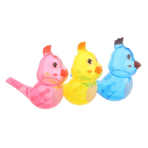 Cabilock 3 Stück Kinderpfeife entzückende Pfeife lustige Pfeife Party-Pfeifen-Requisiten Noisemaker schöne Vogelpfeife Vogel- für Party -Requisiten Plastik von Cabilock