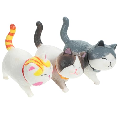 Cabilock 3 Stücke Katze Geformt Kuchen Ornament Pvc Kuchen Figur Dekorationen Entzückende Kuchen Verzierungen für Party Cabilock 3 Stücke Katze Geformt Kuchen Ornament Pvc Kuchen Figur Dekorationen Entzückende Kuchen Verzierungen für Party von Cabilock