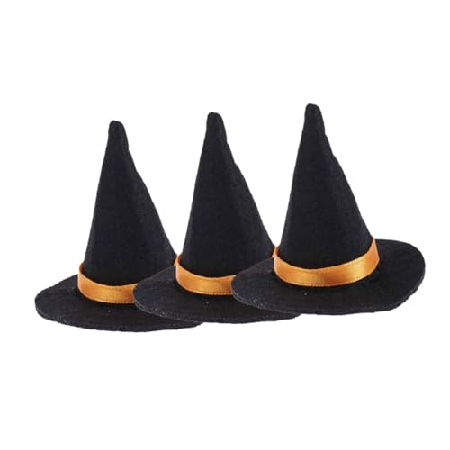 Cabilock 3 Stück Mini Hexenhüte für Weinflaschen Halloween Partyhüte Kreative Flaschenstopfen für Festliche Dekoration Schwarze Filzhüte für Partys und Feiern Cabilock 3 Stück Mini Hexenhüte für Weinflaschen Halloween Partyhüte Kreative Flaschenstopfen für Festliche Dekoration Schwarze Filzhüte für Partys und Feiern von Cabilock