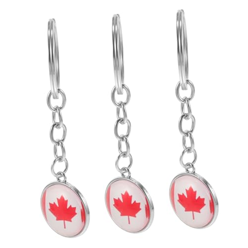 Cabilock 3 Stück Schlüsselanhänger mit Flagge Schlüsselketten Schlüsselringe kanadische flagge canada flagge Taschenanhänger Dekorativer Schlüsselanhänger mit Kanada-Flagge Zinklegierung Cabilock 3 Stück Schlüsselanhänger mit Flagge Schlüsselketten Schlüsselringe kanadische flagge canada flagge Taschenanhänger Dekorativer Schlüsselanhänger mit Kanada-Flagge Zinklegierung von Cabilock