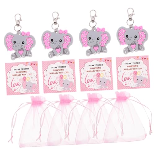 Cabilock 30 Sätze Elefanten-Schlüsselanhänger Schlüsselbund Schlüsselanhänger mit rosa Elefanten komfetti niedliche babygeschenk Partyzubehör zur Babyparty Cabilock 30 Sätze Elefanten-Schlüsselanhänger Schlüsselbund Schlüsselanhänger mit rosa Elefanten komfetti niedliche babygeschenk Partyzubehör zur Babyparty von Cabilock