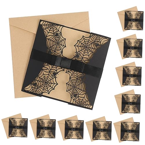 Cabilock 3 Sets Halloween-dekorationen Spinnen-papierausschnitt-einladungen Für Horror-themenveranstaltungen 10 Stück * 3 Cabilock 3 Sets Halloween-dekorationen Spinnen-papierausschnitt-einladungen Für Horror-themenveranstaltungen 10 Stück * 3 von Cabilock