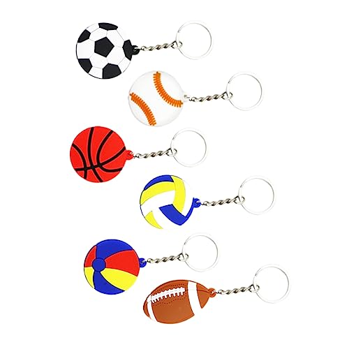 Cabilock 30 Stück Teiliges PVC Sport Schlüsselanhänger mit Fußball Baseball Basketball Volleyball Strandball Rugby Bunte Anhänger für Taschen Auto Partygeschenke Vielseitige Sport Fan Cabilock 30 Stück Teiliges PVC Sport Schlüsselanhänger mit Fußball Baseball Basketball Volleyball Strandball Rugby Bunte Anhänger für Taschen Auto Partygeschenke Vielseitige Sport Fan von Cabilock