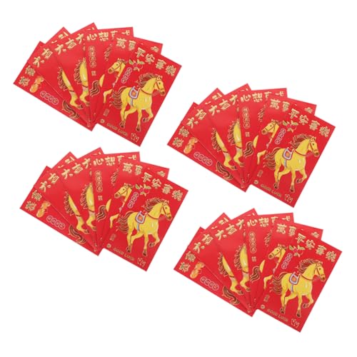 Cabilock 300 Stück Chinesische Neujahrsumschläge Rote Umschläge Jahr Des Pferdes Kreative Muster Robustes Lunar Year Money Envelopes für Frühlingsfest Hochzeit Geburtstag Cabilock 300 Stück Chinesische Neujahrsumschläge Rote Umschläge Jahr Des Pferdes Kreative Muster Robustes Lunar Year Money Envelopes für Frühlingsfest Hochzeit Geburtstag von Cabilock